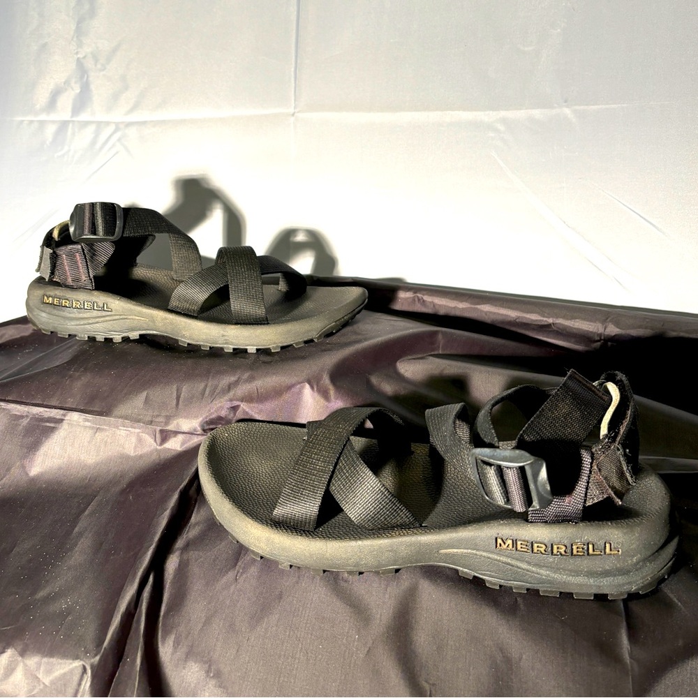 Merrell Python Black Straps Hiking Walking Trail … - image 1